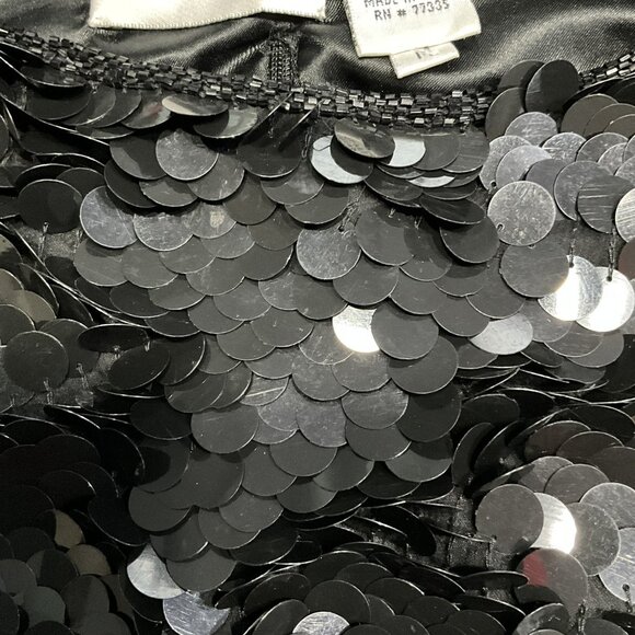 SCALA 100% Silk Sequin Camisole Top -Size M - Picture 4 of 5